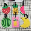 Fruit Cartoon Silicone Luggage Tag for Women/Men Suitcase ID Address Holder Boarding Tag Portable Label Travel Accessories
