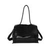 Pu Water Bucket Tote Bag With Magnetic Closure For Daily Urban Use