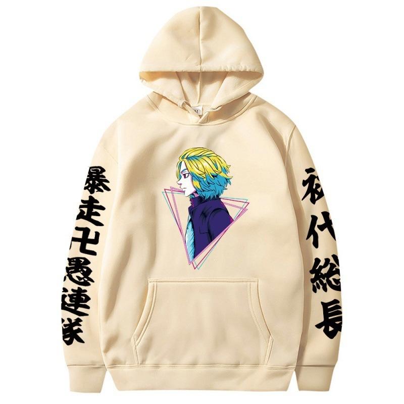 Anime Cartoon Sano Manjiro Sweater Hooded Jumper