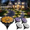 Waterproof Solar Flower Lights Petal Shape Solar Lawn Lights Ornament Buried Solar Lights  Yard