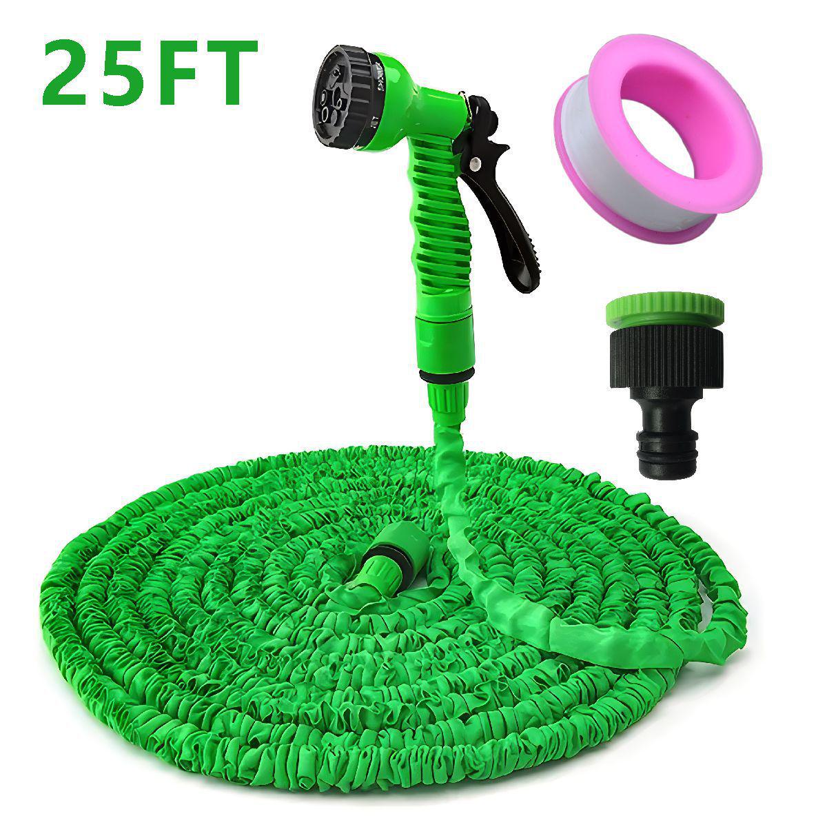 Cross-Border Magic Retractable Garden Hose Set - High-Pressure Water Gun for Car Wash & Garden Watering