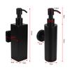 Stainless Steel Soap and Lotion Dispenser Tower Shampoo Dispensers Bathroom Accessories Black Pump Bottle Wall Mounted