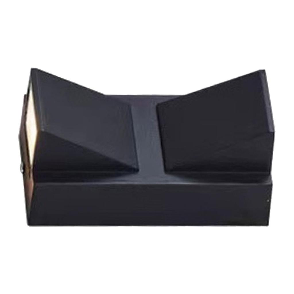Outdoor Wall Light Plastic Housings Dual Head Exterior Wall Lamp with Up and Down Sconces 6000k White Light