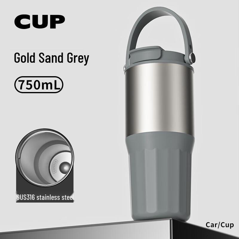 He Yu Xi 750ml 316 Stainless Steel Dual-Drink Outdoor Thermos