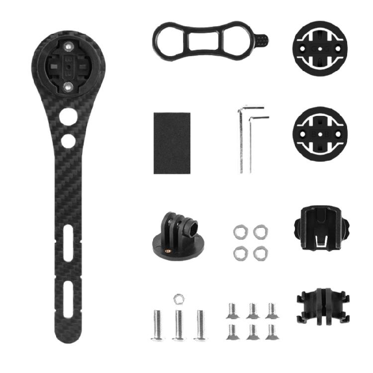 Carbon Fiber Bike Handlbar Computer Mount Cycling Speedometer Support Holder Universals Bicycles Computer Holder