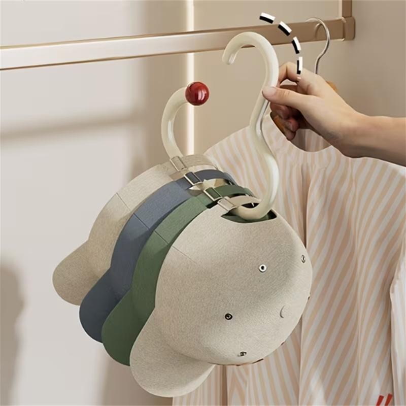 Dopamine Round Hat Hanger for Baseball Caps 1/3pcs Versatile Hangers for Hats Ties Scarves Bags Multifunctional No-Drill Hook