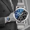 Orologi di lusso Orologio al quarzo Orologio con cinturino casual con quadrante in acciaio inossidabile 