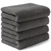 AIFY City Towel Face Towel Durable Hotel Gentle On Ideal for New 34 X Gray 4-Piece Set Thick, Fluffy, Quick-Drying, Absorbent, Cotton, Quality,