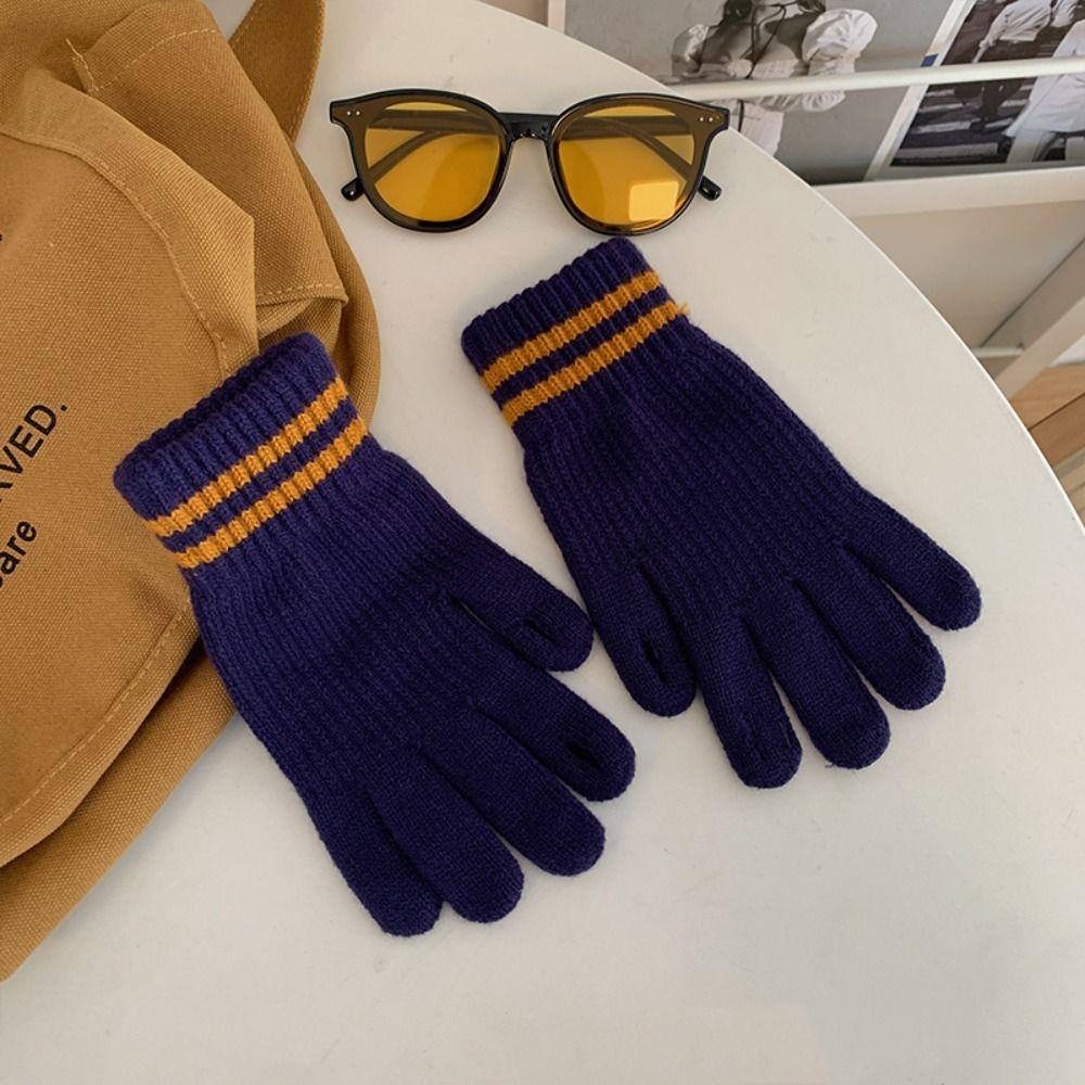 Gloves Women Gloves Winter Wool Mittens  Gloves Knitted Cashmere Gloves Female Gloves