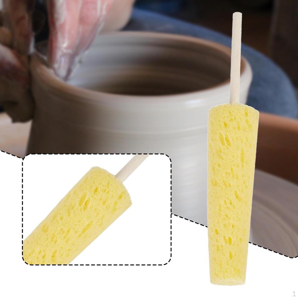 Artist Pottery Sponge with Burr Repair Functionality