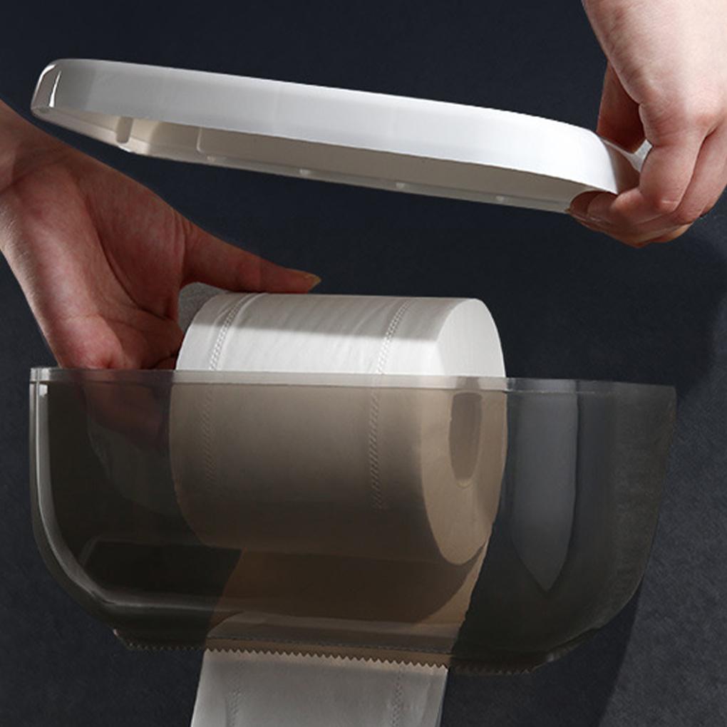 Box Kunststoffgehäuse Wandmontiert Handtuchpapierbox Organizer für Badezimmer Küche