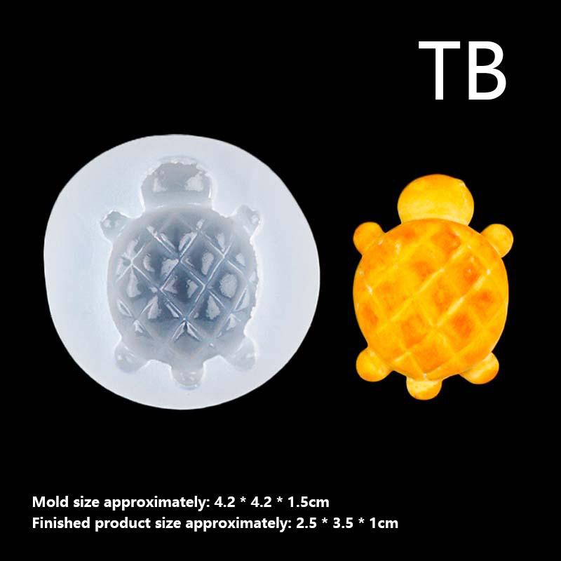 1Pc Turtle Mold Silicone Mold For Turtle Making Reusable Turtle Resin Epoxy Mould Casting Molds DIY Silicone Mould