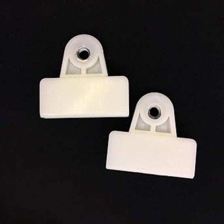 Window Door Glass Channel Clips for(Power& Manual) W/Tips Compatible White