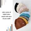 A Women's Knitted Hat with Exposed Braids, Autumn and Winter Thick Ear Protection Hat, Women's High Ponytail Braid