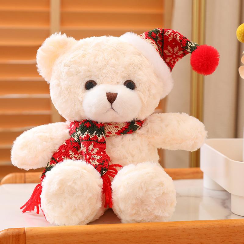 Christmas Teddy Bear Plush Toy Bear Doll Hug Bear To Give Your Best Friend To Children Christmas Birthday Gift