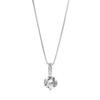 Fashion Silver Color Round Zircon Necklace Minimalist Style Charm Choker Pendant Party Gift For Women's Fine Jewelry Gifts