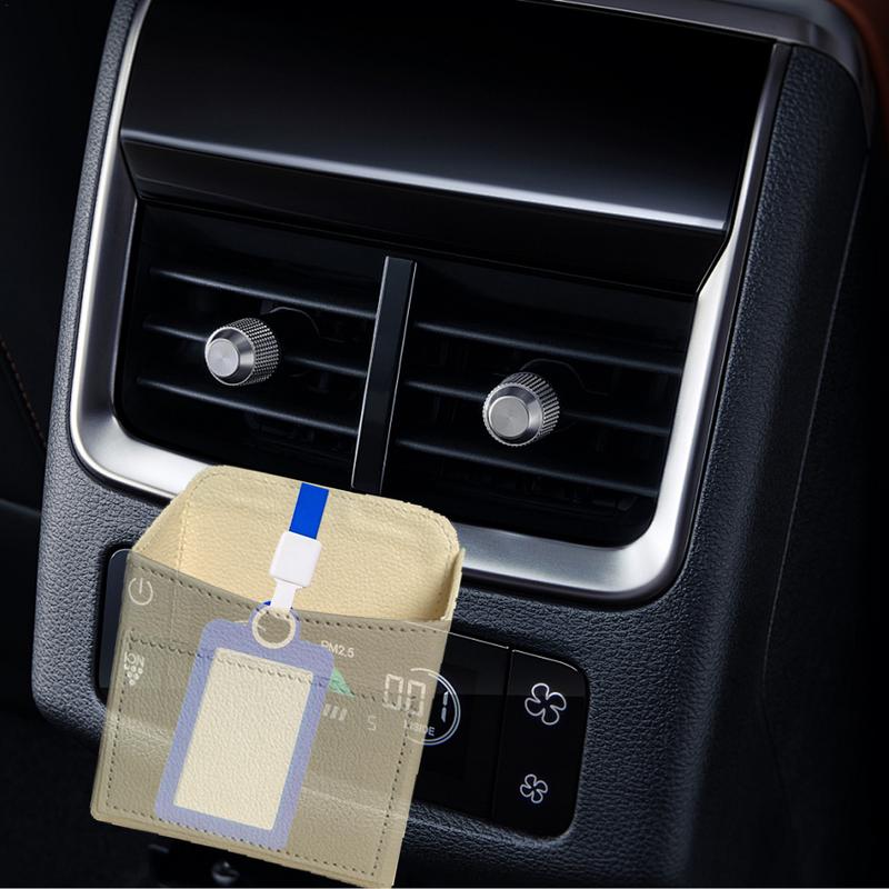 Car Vent Storage Pouch Car Air Vent Pouch Bag Portable Car Auto Seat Interior Air Vent Pouch Bag Box for Phone Glasses Keys