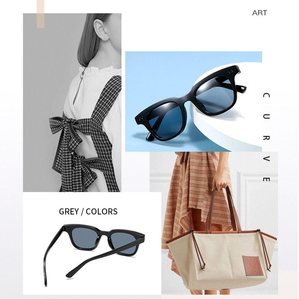 Summer Square Frame Sunglasses UV Protection Shades Fashion Ocean Lens Sun Glasses  for Women & Men