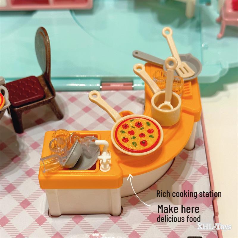Koala Diary RV Villa Transformable Dollhouse & Toy Storage for Kids