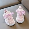 Girls' Bowknot Skate Shoes - Stylish Spring & Autumn Casual Sneakers for Little & Medium Children