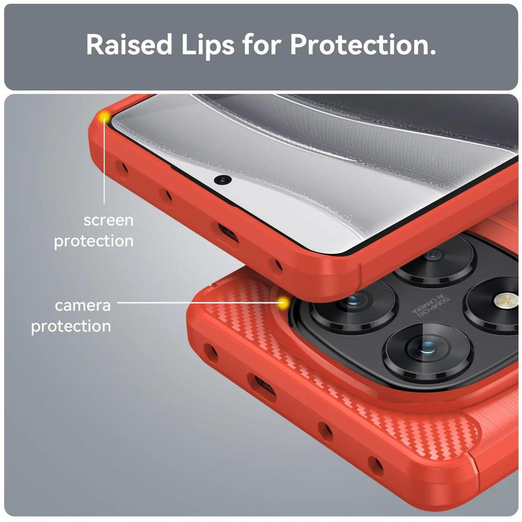 Phone Case For Xiaomi Redmi Note 14 Pro Plus 5g ,flexible Tpu Fiber Protective Cover For Redmi Note 14 Pro Plus 5g
