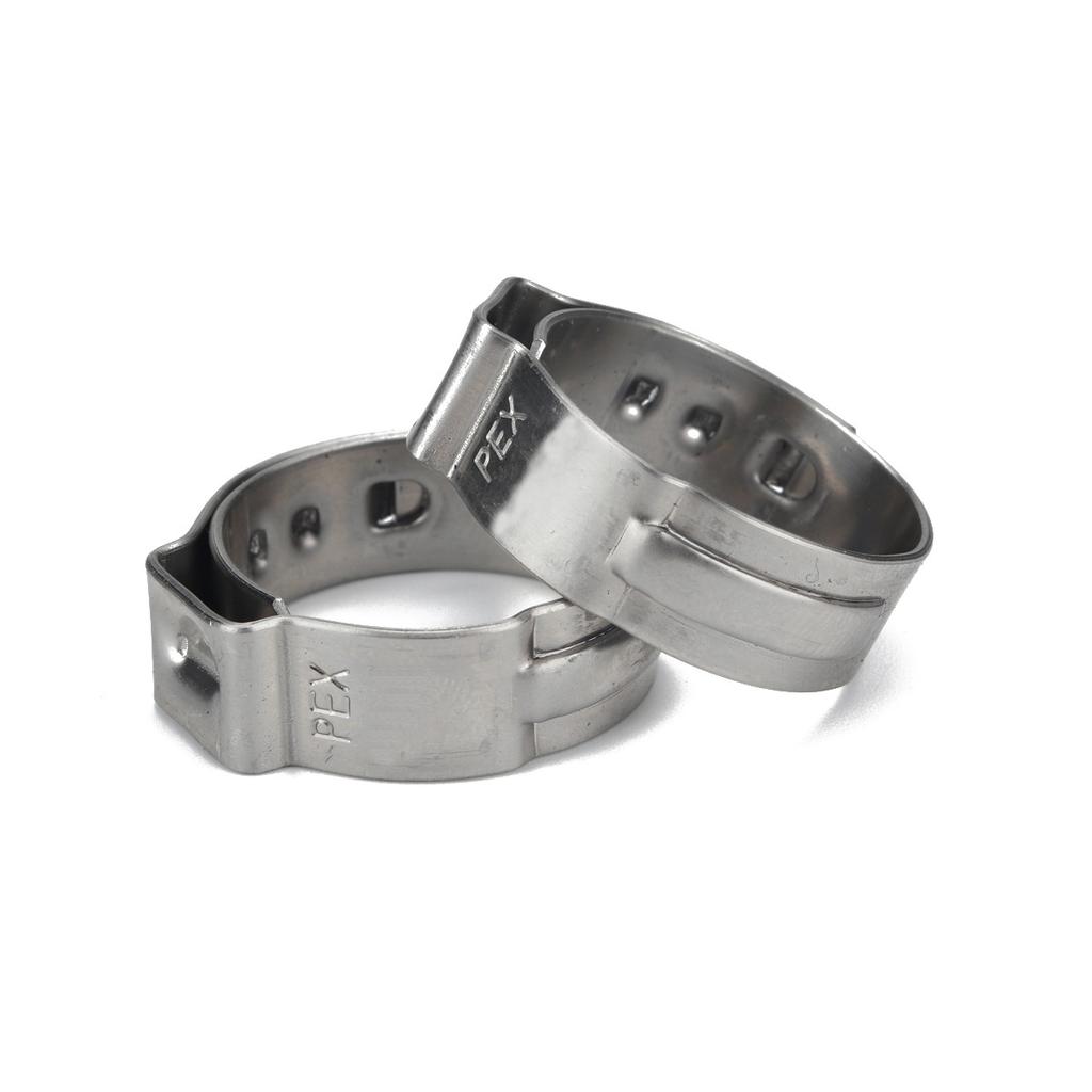 100 Pieces / Bag Stainless Steel 1/2 PEX Clamp Ring Crimping Ring Accessories