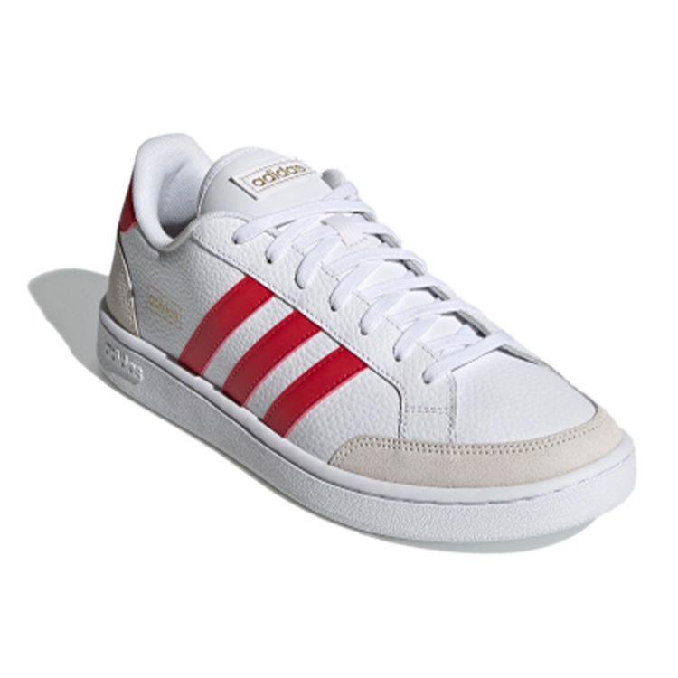 adidas Grand Court SE White Scarlet Men Sneakers Cloud-White Chalk-White FY8169