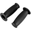 Motorcycle Grips 1 Inch 25/28mm Handle, Akozon 1" 25mm Non Slip Vintage Rubber Motorcycle Handlebar Grips Thruster Grip for Universal Use