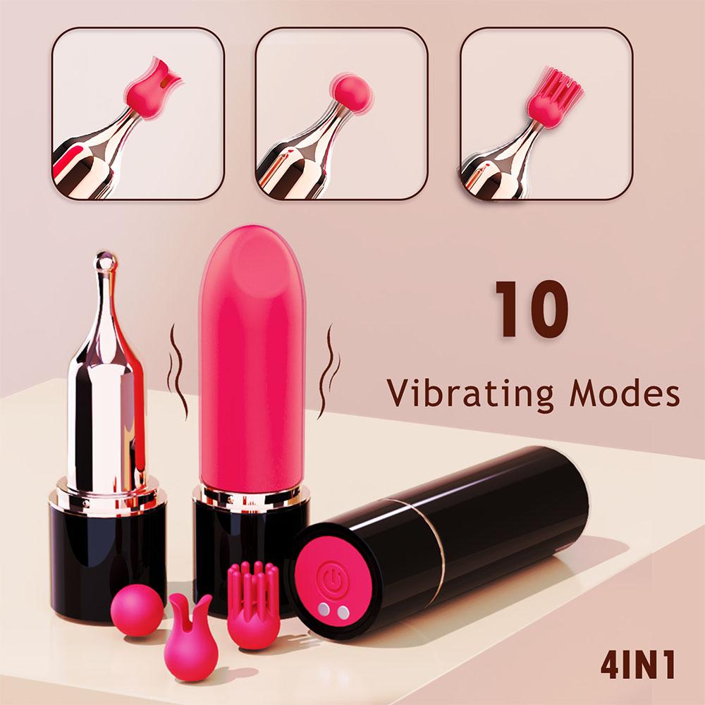 Bullet Mini Lipstick Vibrator for Women Nipple Clitoral Stimulation Fast Orgasm Female Sex Toys Adults Masturbation Sex Machine