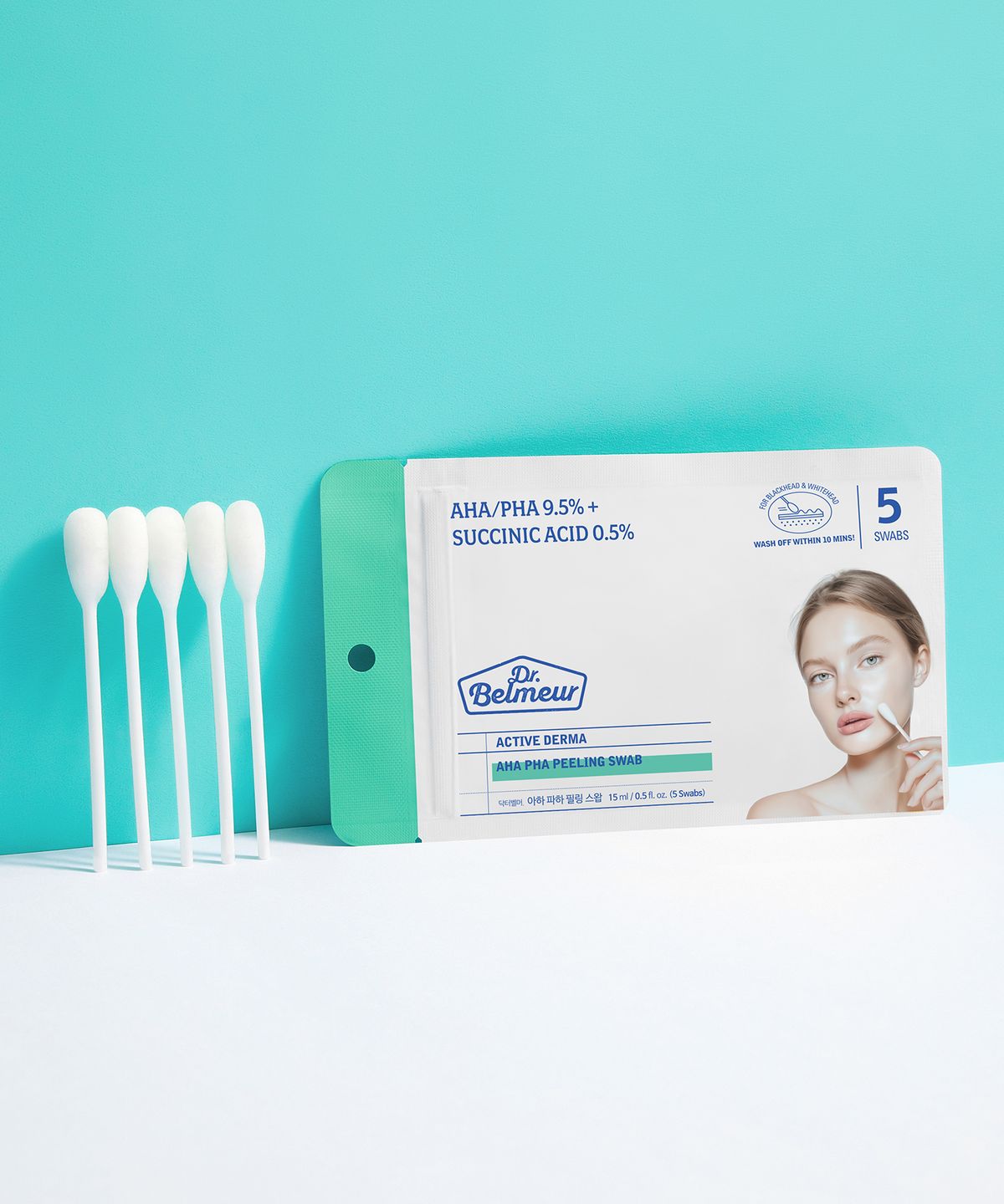 Dr. Belmer Active Derma AHA & PHA Peeling Swabs (5 Pack)