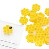 100Pcs Honeycomb Plum Blossom Shaped Grafting Eyelash Delay Cup Eyelashes Glue Holder Eyelash Extension Makeup Supplies