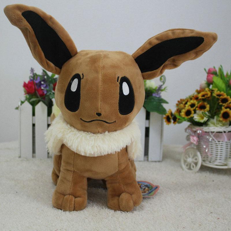 Peluche de Pokémon Eevee de 10, 20 y 30 cm, diseño de animales kawaii, ideal como regalo de cumpleaños o Navidad.