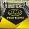 Custom Text Printed Rug Borussia Dortmund Non Slip Floor Carpet For Home Room Decor