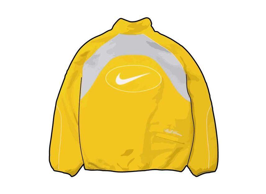 Supreme Nike Track Jacket Yellow