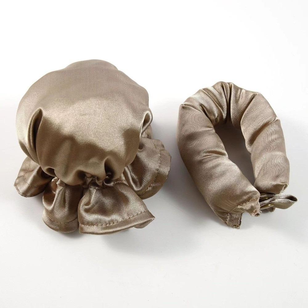 2Pcs/Set DIY Heatless Curling Rod Set Hair Styling Tools Hair Caps Hair Curlers Styling Tools Pillow Soft Rollers