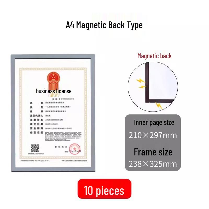 A4 Magnetic Display Frame