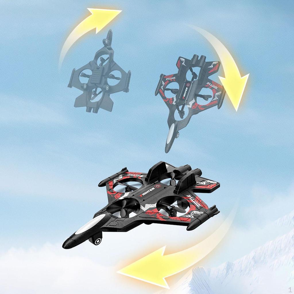 Remote Control Airplane Fighter Model Sensing Anti Falling Foam Aircraft with Light