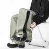 Men's Hong Kong Style Ice Silk Cargo Pants - Summer 2025, Thin, Quick-Drying, Side Zipper, Mesh Casual Pants.
