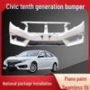 Compatible with 2016-2018 Honda Civic Front and Rear Bumpers.