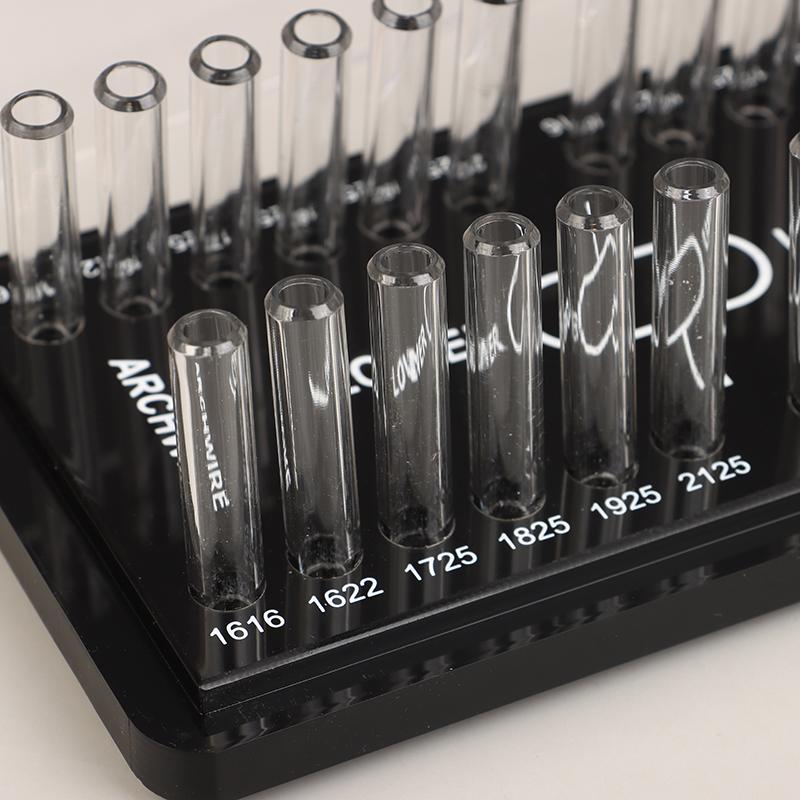 Acrylic Organizer Dental Resin Adhesive Applicator Holder Pre-Formed Bow Wire Placement Box Storage Dust Box