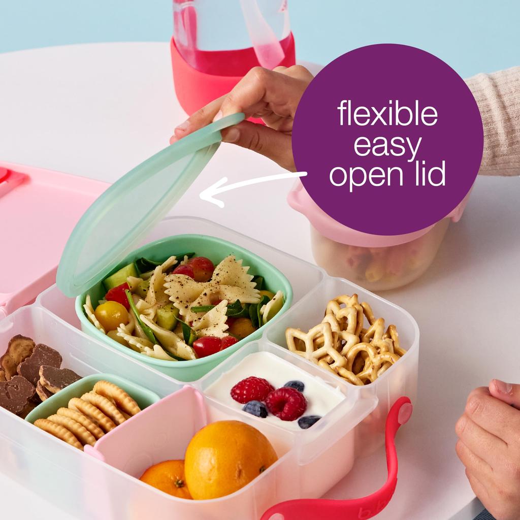 Tupperware for Salads and Dishwasher Safe Genuine B.box 400ml, Leak-resistant, Pasta, [b.box Product] [Lunchtub]