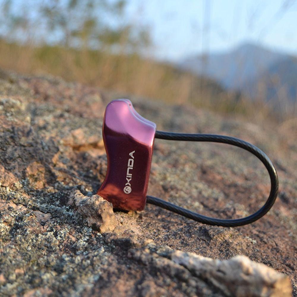 Anello di Sicurezza Arrampicata Rappel Discesa in Corda Dispositivo di Calata Be-lay Rappel Campeggio Escursionismo
