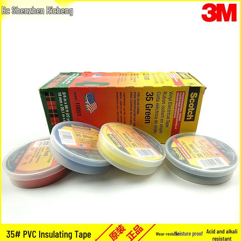 3M Scotch 35# Premium Multi-Color PVC Insulating Electrician's Tape