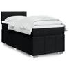 Vidaxl Continental Bed With Mattress, Black, Fabric, 80X200 Cm