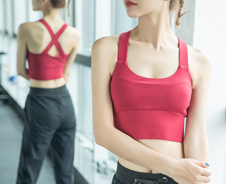 2025 Women s High-Intensity Sports Bra - Shockproof, Beautiful Back, Yoga Vest