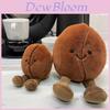 Creative Coffee Bean Plush Pillow Realistic Coffee Bean Stuffed Toy Perfect For Cafes And Sweet Shops