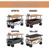 Adjustable Outdoor Camping Cart with Sunshade