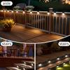 Solar Step Light, Outdoor Step Light, LED Solar Light For Outdoor Stairs, Steps, Fences, Terraces, Yards, Railings, Garden Backyards And Paths