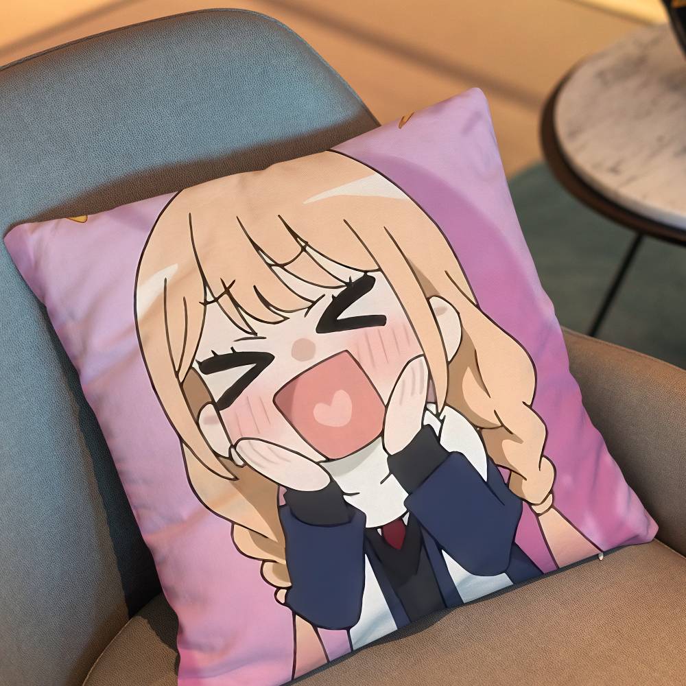 Süßer Marin Kitagawa Wakana Gojo Kissenbezug Geeignet für Sofa Auto Schlafzimmer Büro Kissen Dekorative Kissenhülle