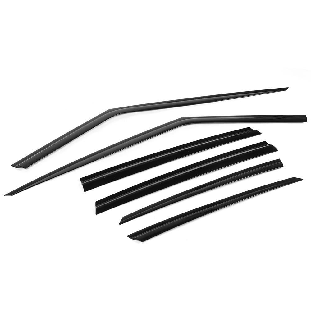 6Pcs Window Vent Visor Black ABS Deflectors Fit for Range Rover Sport 2013?2019
